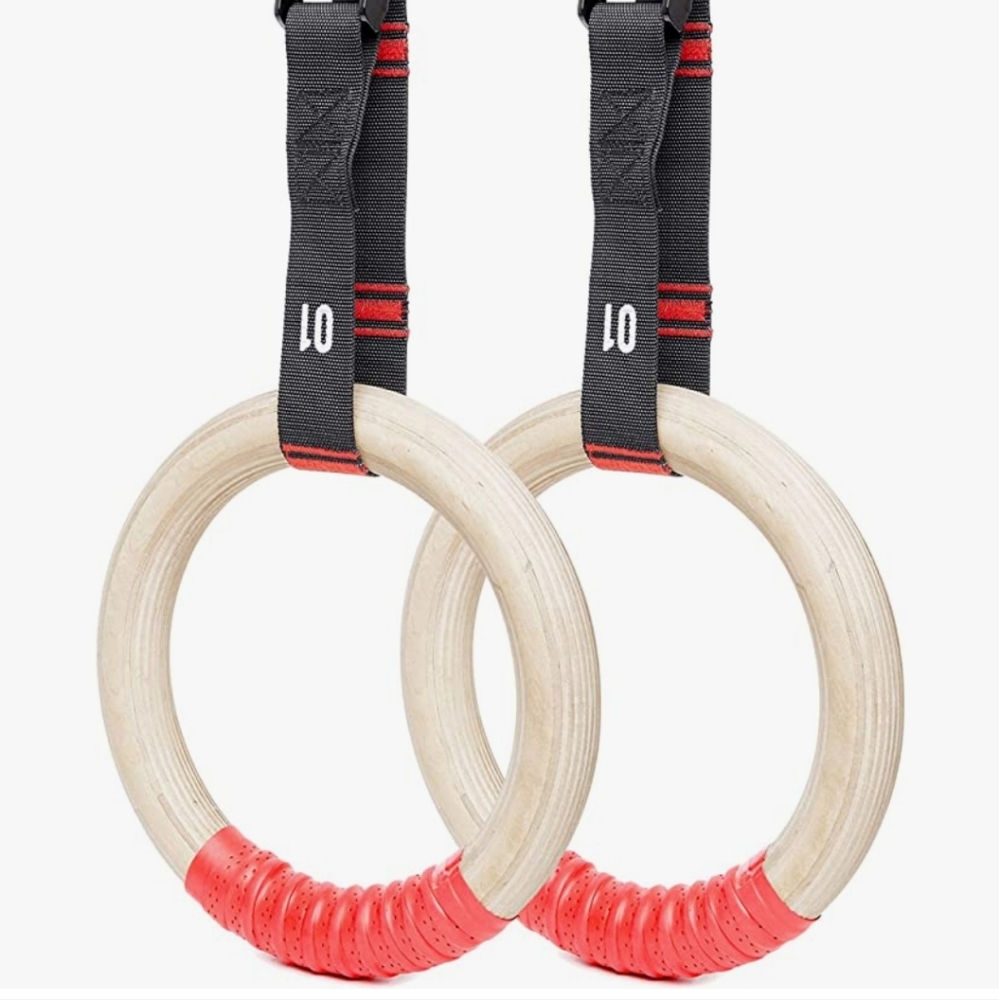 🖤 Adjustable workout rings